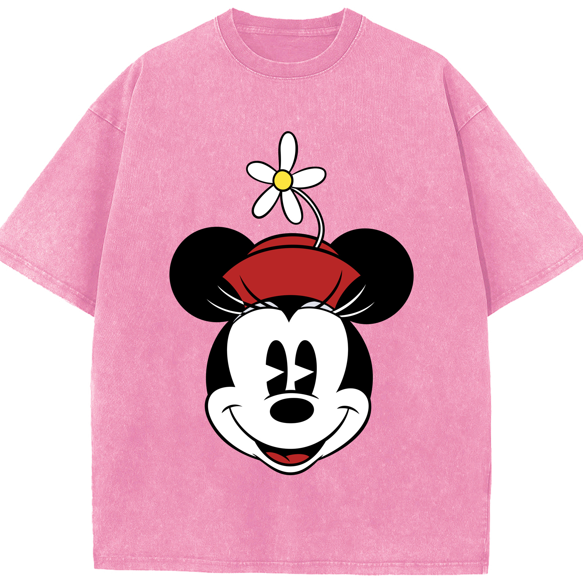 （画像用） ミッキーマウス Mickey Mouse 綿100% ヴィンテージ風 半袖Tシャツ（フロントプリント）